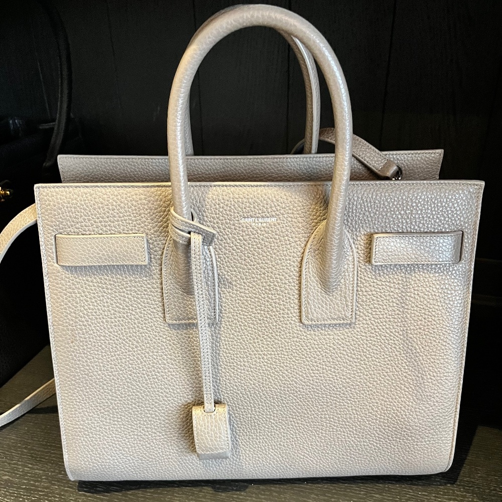 Saint Laurent Sac De Jour in Gray